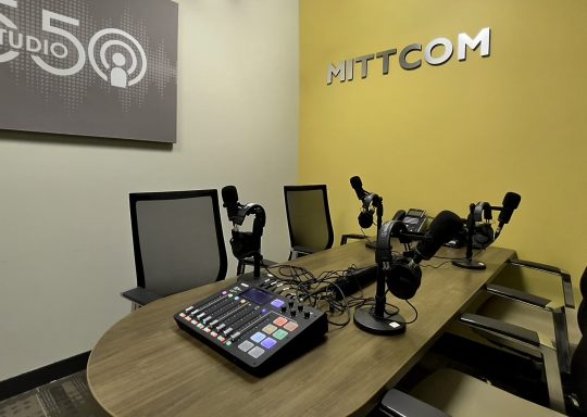 Mittcom podcast studio